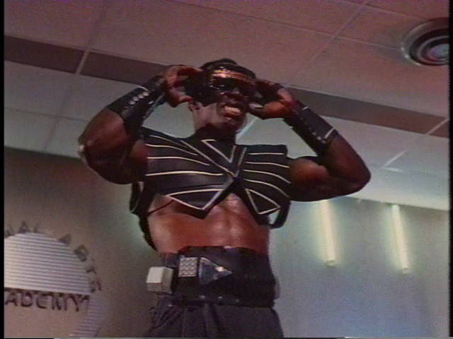 Billy Blanks dressed to enter cyberspace